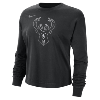 NIKE NBAロンT NIKE NBA TEAM 31 BASKETBALL LONG SLEEVE CREW TOP BLACK